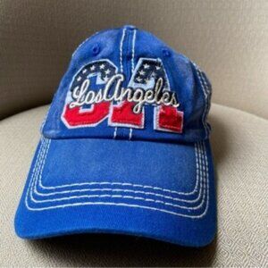 Casual Los Angeles California Distressed Adjustable Cap